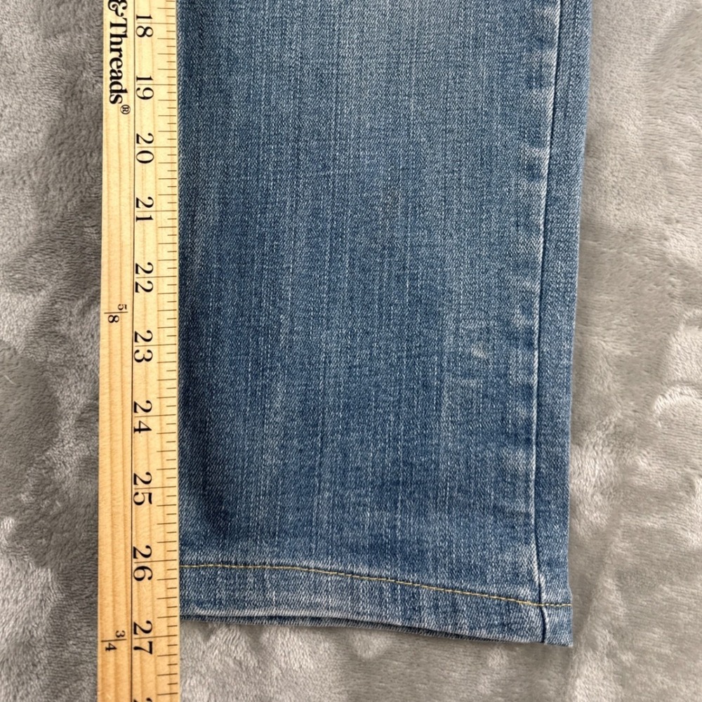 Piero Guidi Magic Circus Straight Leg Distressed Jeans Blue Size 31 Italy - Picture 6 of 8